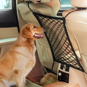 Pet Barrier For In The Car; Dog Car Net Mesh Organizer Barrier